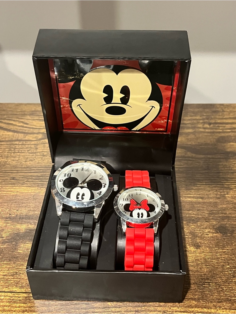 Disney Men's Mickey & Minnie Watch Duo - His and Hers Collector set